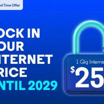 Optimum Fiber $25/mo. Offer